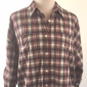 Ralph Lauren Denim Supply Plaid Shirt M BA29